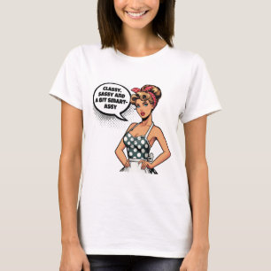 Camiseta Elegante, Atrevida e um Pouco Sarcástica – Irônica