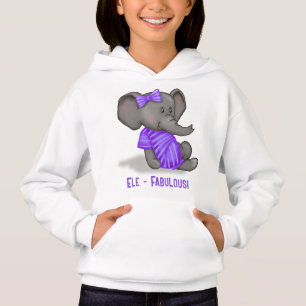 Camiseta Elegante bonito e fabuloso elefante para bebês