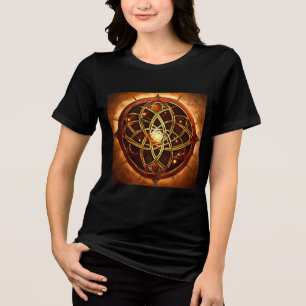 Camiseta Elegante Chandelier Design - Símbolo do luxo