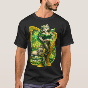 Camiseta Elegante Com Um Toque De Sabor Irlandês