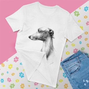 Camiseta Elegante De Portraços De Iggy Greyhound