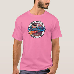 Camiseta Elegante Design de Logotipo Minimalista Brooklyn R
