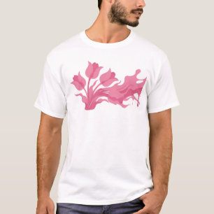 Camiseta Elegante design visual de FLOR ABSTRATA