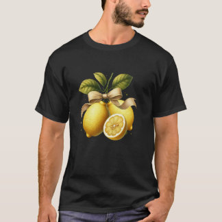 Camiseta Elegante Designo de Arte com Fita Botânica de Limã