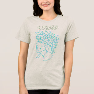 Camiseta Elegante do Signo de Virgem Presente de A
