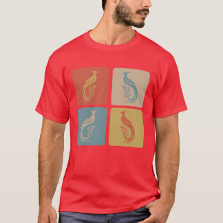 Camiseta Elegante faasant ave vintage design