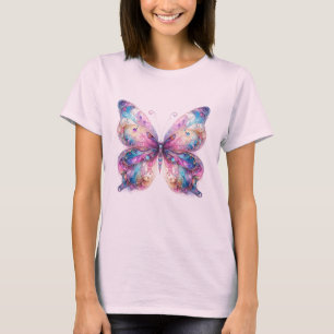 Camiseta Elegante Fantasy Butterfly Tee