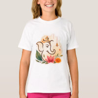 Elegante Ganesha Lótus Diwali