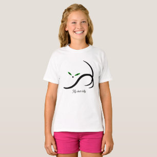 Camiseta Elegante gato minimalista Meu querido gatinho
