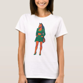 Camiseta Elegante Horse Lady