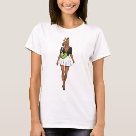 Camiseta Elegante Horse Lady