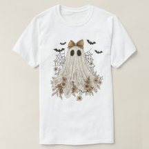 Elegante Lace Ghost com Arco | Floral Ghost