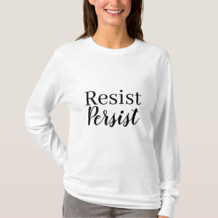 Camiseta Elegante moderno resiste à citação insistente e in