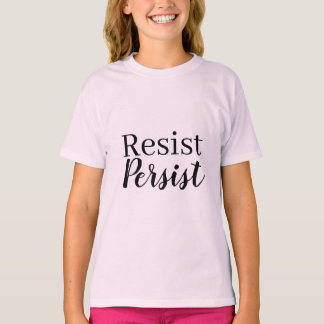 Camiseta Elegante moderno resiste à citação insistente e in