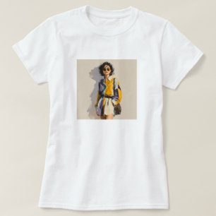 Camiseta Elegante Personalizado Adicione Sua Própria Foto f