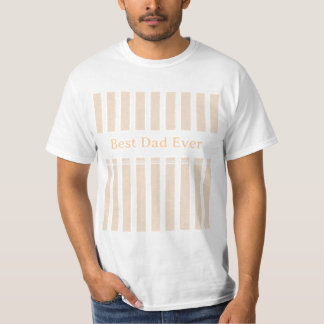 Camiseta Elegante Personalizado Melhor Pai de Todos com Lis