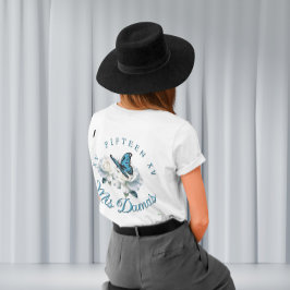 Camiseta Elegante Quinceañera Azul Claro - Personalidade Do