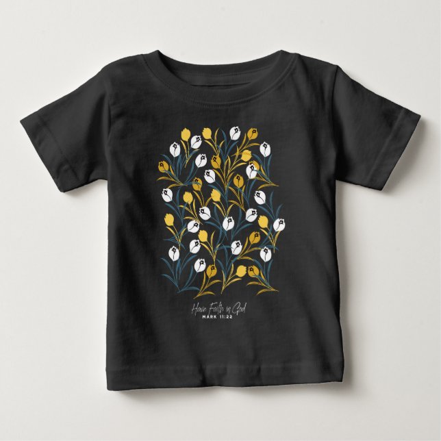 Camiseta Elegante Tulip Floral (Frente)