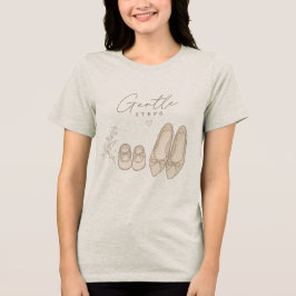 Camiseta Elegantes Sapatos de Mãe e Bebê "Passos Suaves" Il