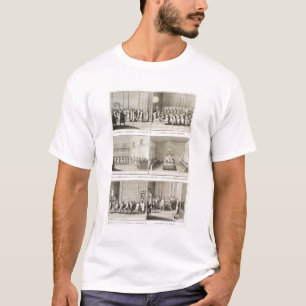 Camiseta Elegendo o papa, da "enciclopédia" por Deni