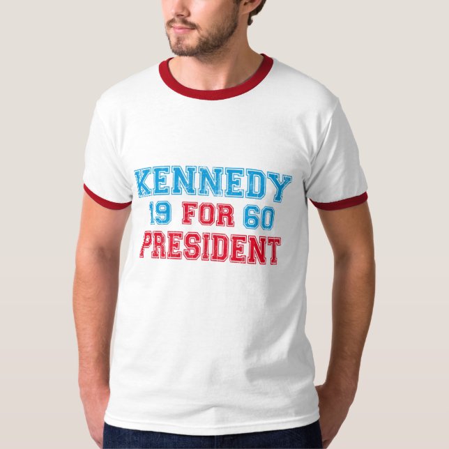 Camiseta Eleição 1960 de Kennedy (Frente)