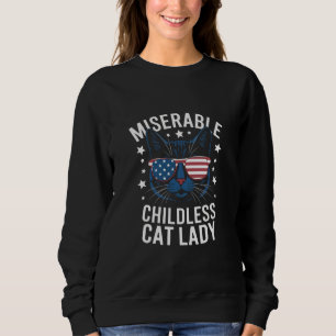 Camiseta Eleição 2024 Dona de Gato Sem Filhos Feminista Vot