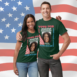 Camiseta Eleição da Campanha Personalizada do Senador