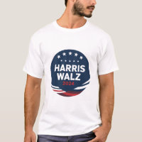 Eleição de Botão Retro para Democratas Harris Walt