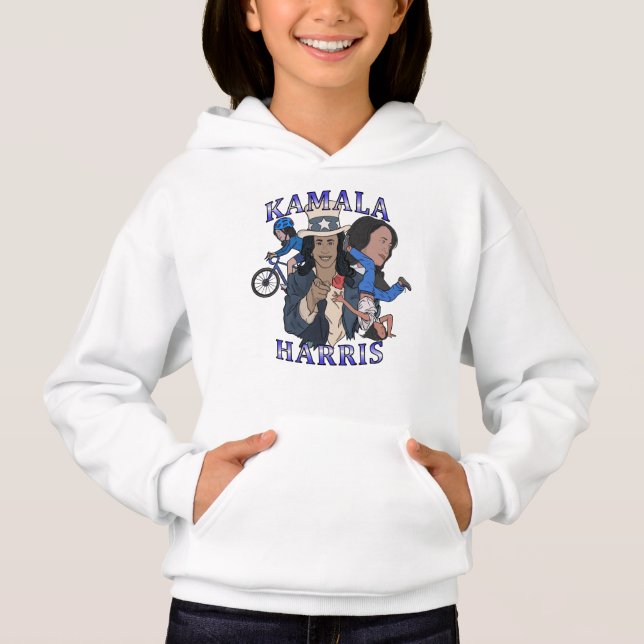 Camiseta Eleição de Estilo de Rap Bootleg Kamala Harris (Frente)