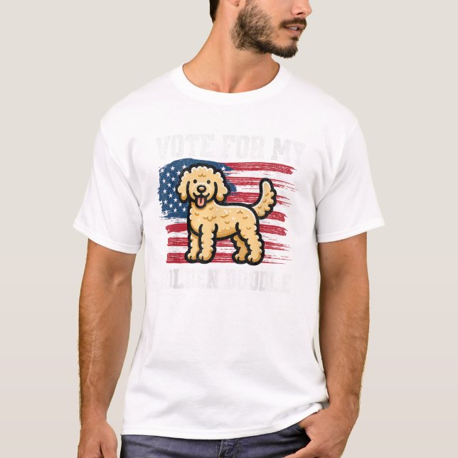 Camiseta Eleição do Presidente Doodle (Frente)