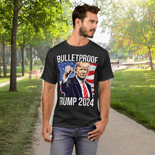 Camiseta Eleição nos EUA à prova de bala Pro Donald Trump 2