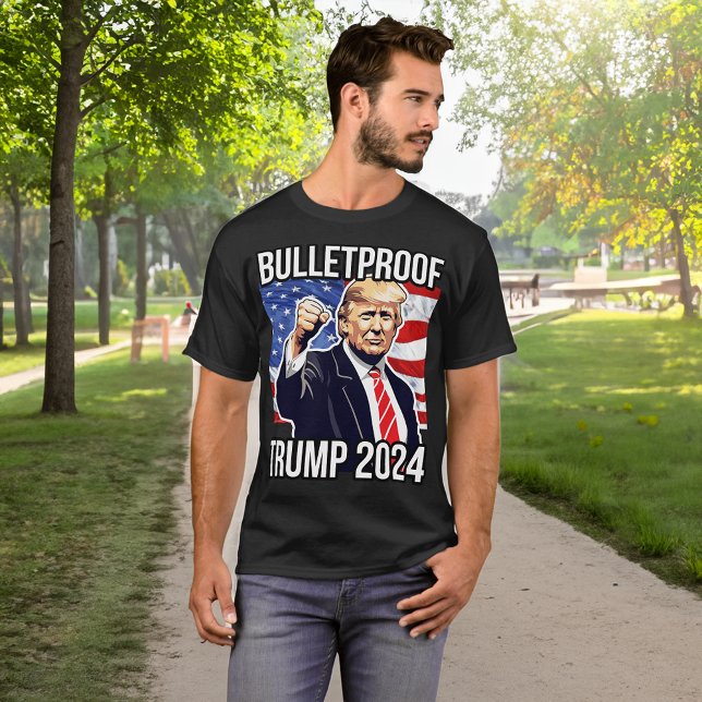Camiseta Eleição nos EUA à prova de bala Pro Donald Trump 2 (trump 2024 shirt)
