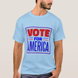 Camiseta eleição para a américa