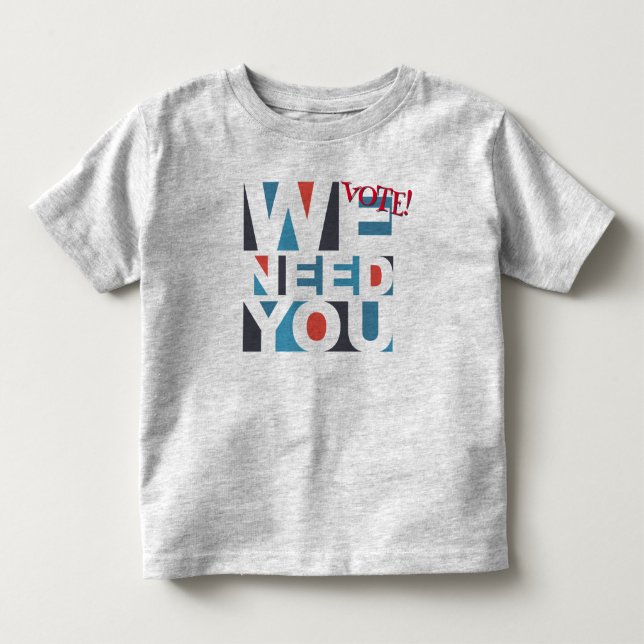 Camiseta Eleição Personalizada Precisamos De Vocês Crianças (Frente)