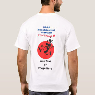Camiseta Eleição Presidencial 2024, Edição do Homem em Exer