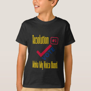 Camiseta Eleição - Votação - Autocolante
