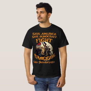 CAMISETA ELEIÇÃO ZL X1 KP VOTAÇÃO PARTIDO DEMOCRATA CUSTO T