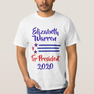 Camiseta Eleições 2020 Elizabeth Warren Apoio