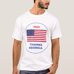 Camiseta Eleições 2020 para obrigados na Geórgia