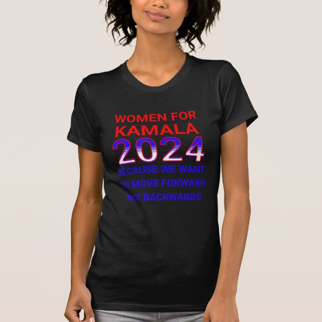 Camiseta Eleições 2024 para Kamala Harris (Frente)