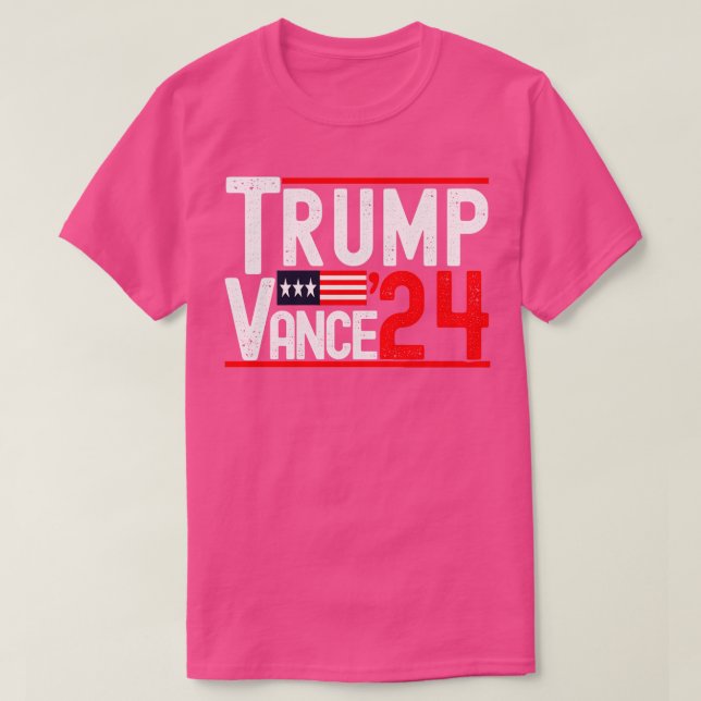 Camiseta Eleições de Donald e JD Vance 2024 (Frente do Design)