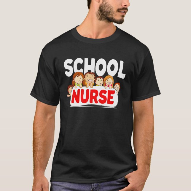 Camiseta Elementary School Nurse RN LPN Back To School Nurs (Frente)