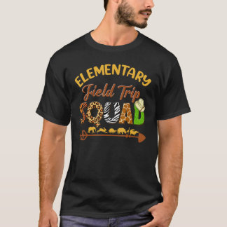 Camiseta Elementary Students School Zoo Field Trip Squad Ma