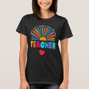 Camiseta Elemento Colorido Inspiracional Quadrado do Profes