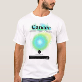 Camiseta Elemento de Água de Cota de Cancer de Sinal Zodiat