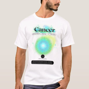 Camiseta Elemento de Água de Cota de Cancer de Sinal Zodiat