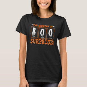 Camiseta Elemento De Boo Do Professor De Ciência Em Química