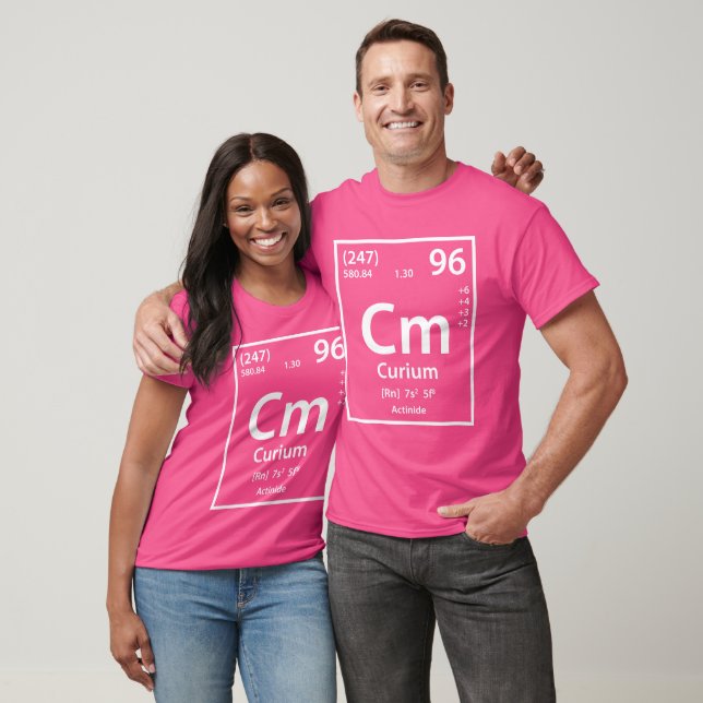 Camiseta Elemento de cúrio (branco) (Unissex)