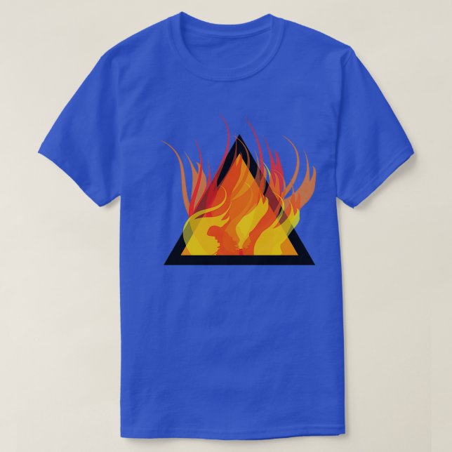 Camiseta Elemento de incêndio 1 (Frente do Design)
