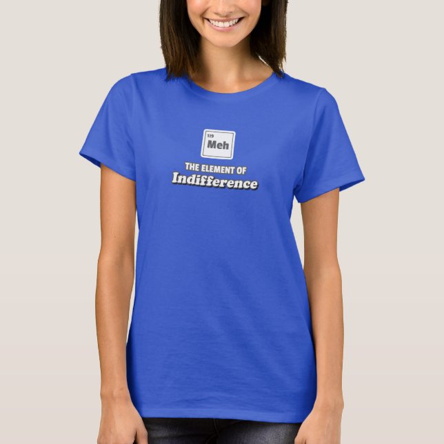 Camiseta Elemento de Indiferença Periódico da Mesa (Frente)